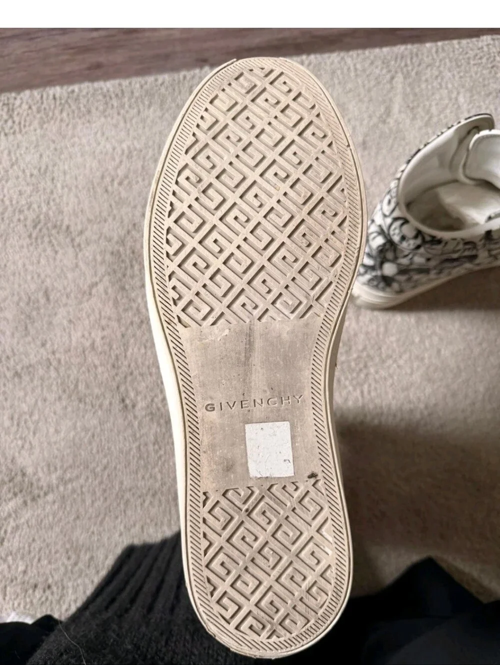 Givenchy X Chito Mens High Too 4G White Sneakers Size 8 US (41 EU)